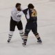 VIDEO miren que pelea mas loca matandoce en juego Crazy End To Canadian Hockey Fight