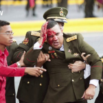 Rápida reacción de guardia presidencial salva a Maduro en el momento que el mandatario fue atacado