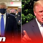 #DonaldTrump wears #mask in public for the first time and defends Stone decision